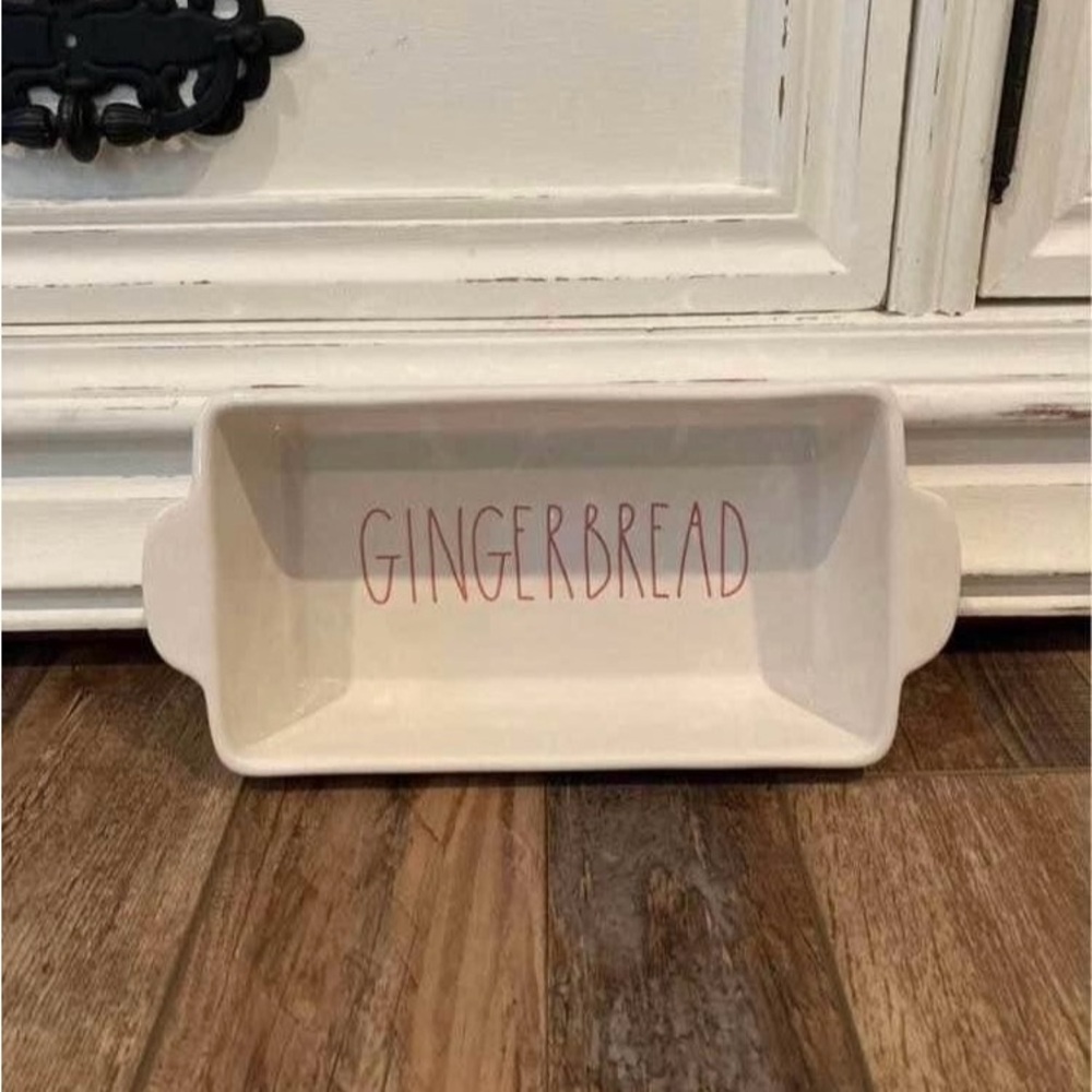 Rae Dunn Cream Gingerbread Loaf Pan